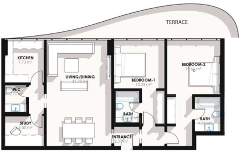 2 Bedroom